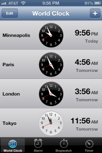 Time zones